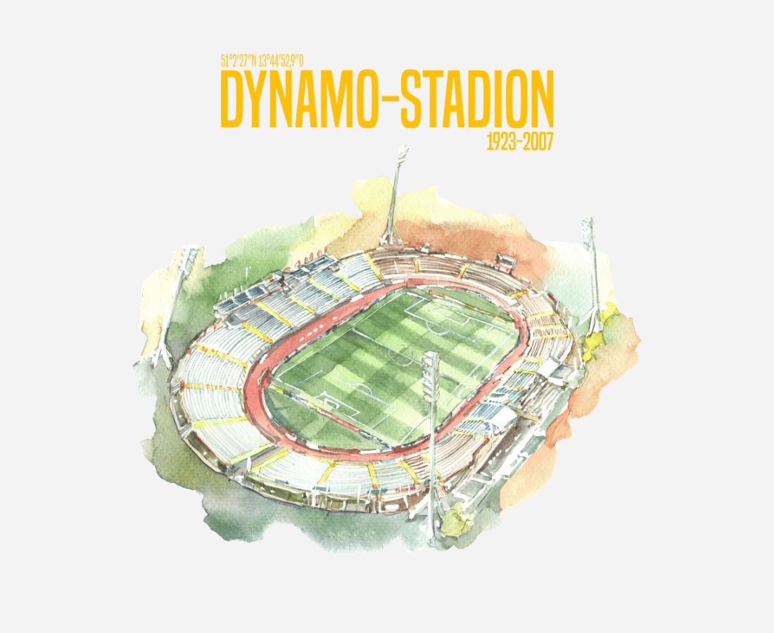 Dynamo-Stadion Yellow Edition - Organic Hoodie