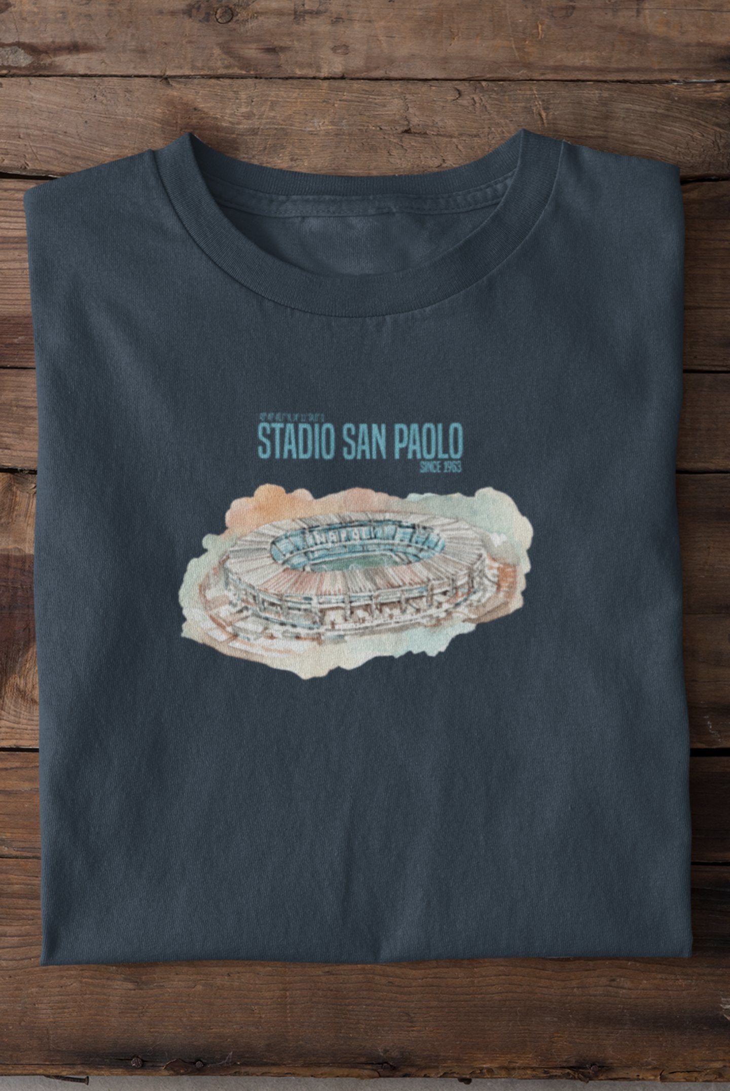 Vintage-inspired Stadio San Paolo Collection featuring football t-shirts, hoodies, and sweatshirts. Iconic designs for every football fan