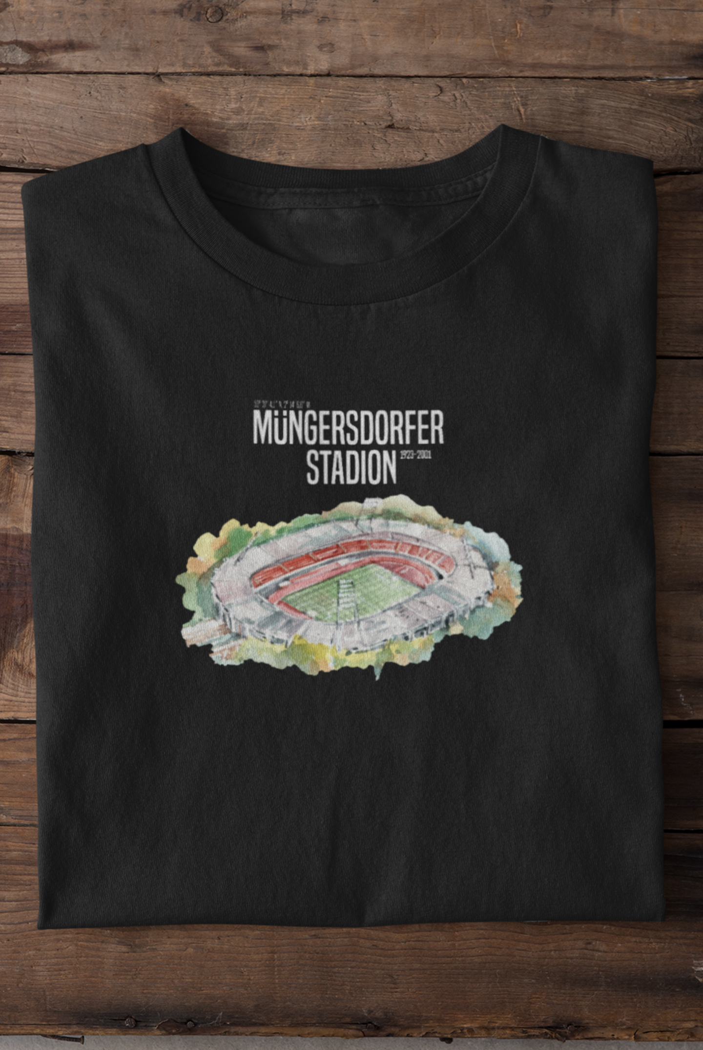 Vintage-inspired Müngersdorfer Stadion Collection featuring football t-shirts, hoodies, and sweatshirts. Iconic designs for every football fan