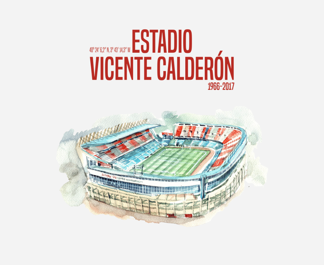 Estadio Vicente Calderón Red Edition - T-Shirt