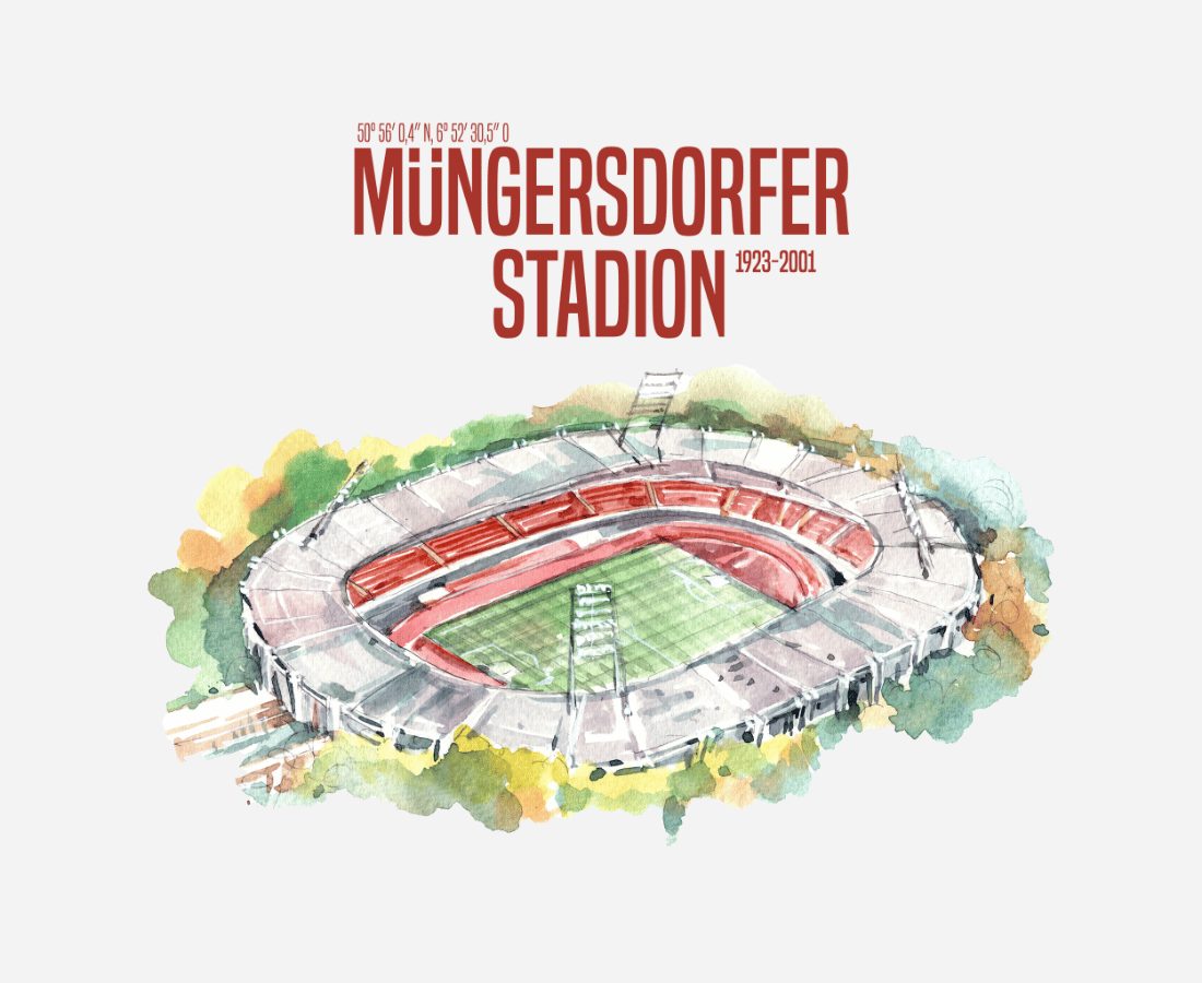 Müngersdorfer Stadium Red Edition - Organic Shirt